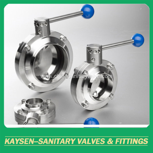 DIN Hygienic Butterfly Valves Weld end